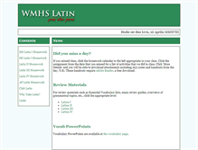 Tablet Screenshot of carruthlatin.com